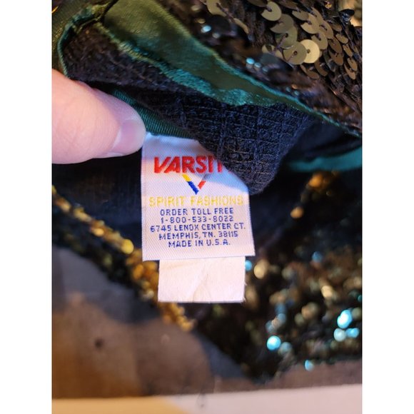 Varsity spirit fashions green sequin corset vest? - Picture 4 of 6